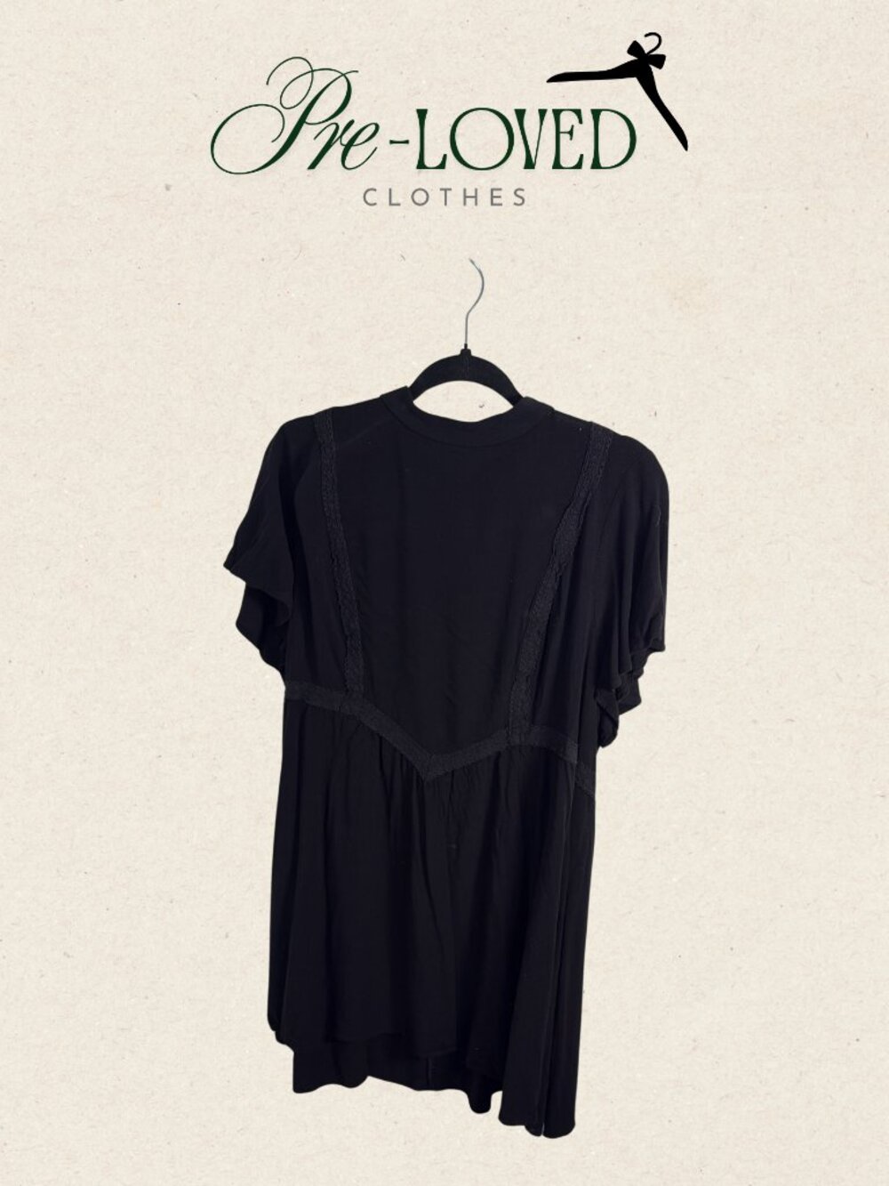 Torrid Black Babydoll Top